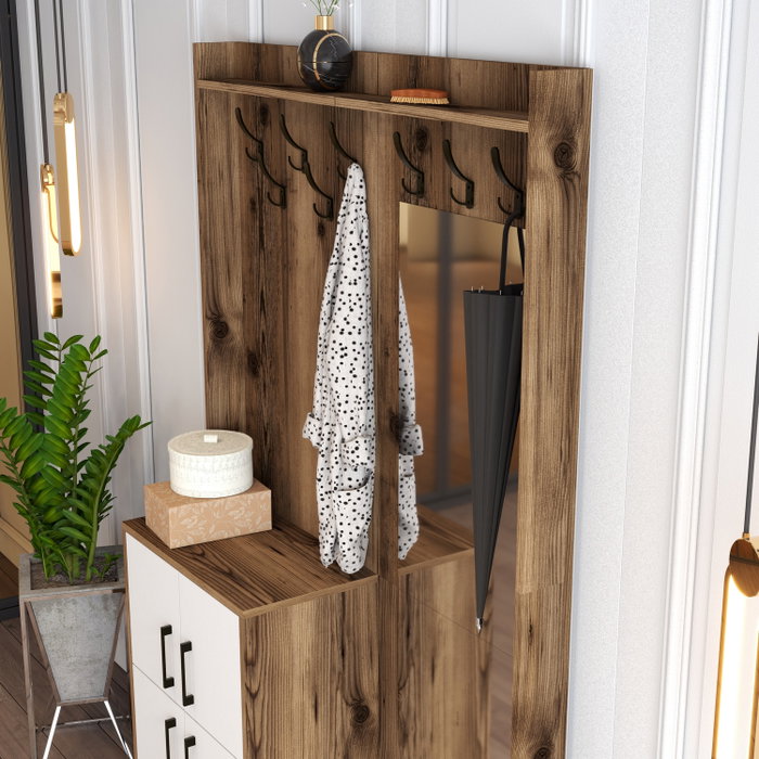 Hanah Home Berlin BC - Nogal y Blanco